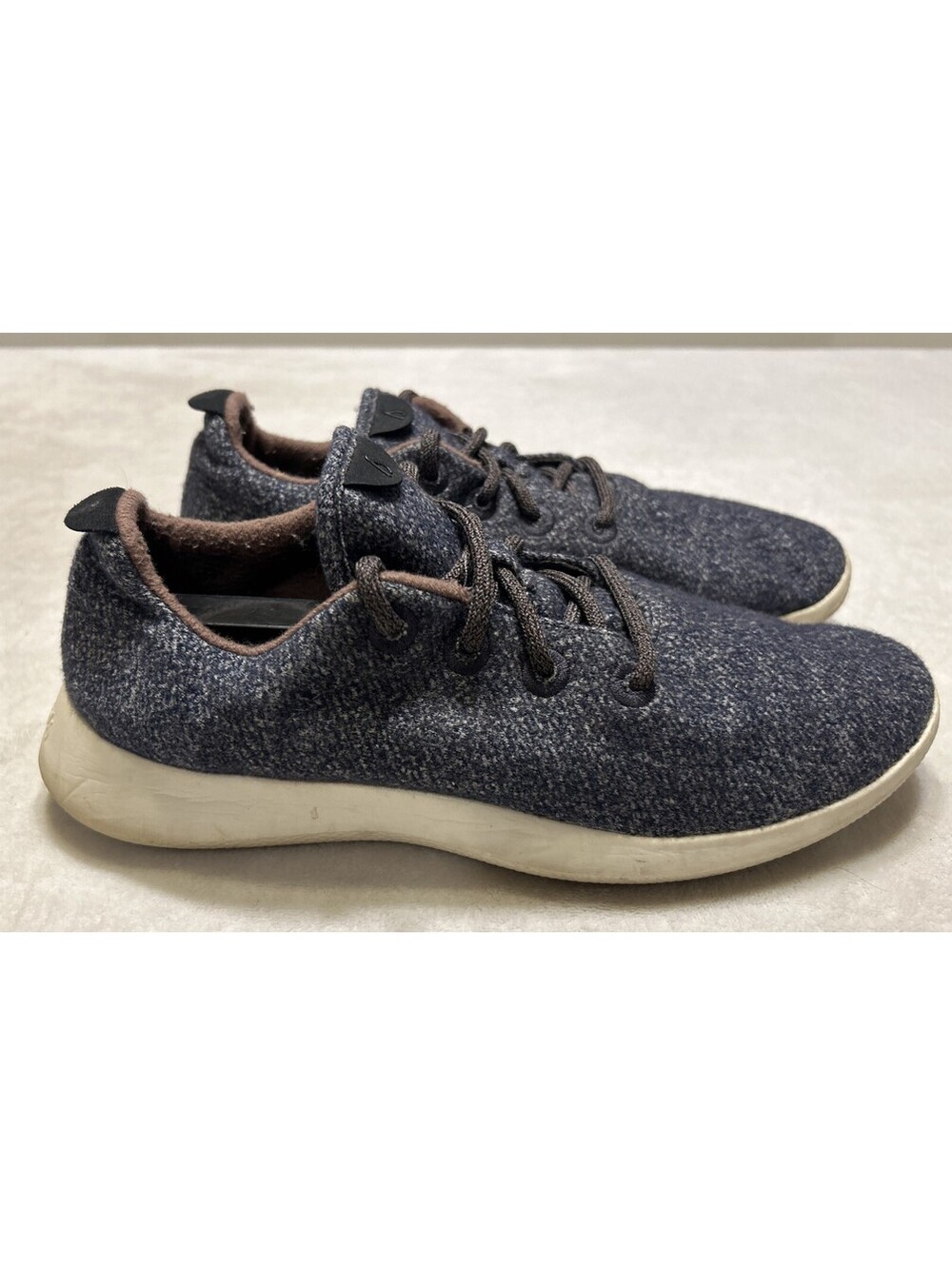 Allbirds Men’s Shoes Size 11 Blue White Woolrunners Sneakers Lace Up